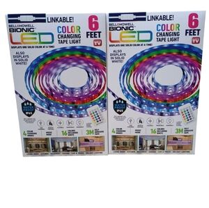 Bell + Howell Bionic 2 Pack LED Color Changing Tape Light